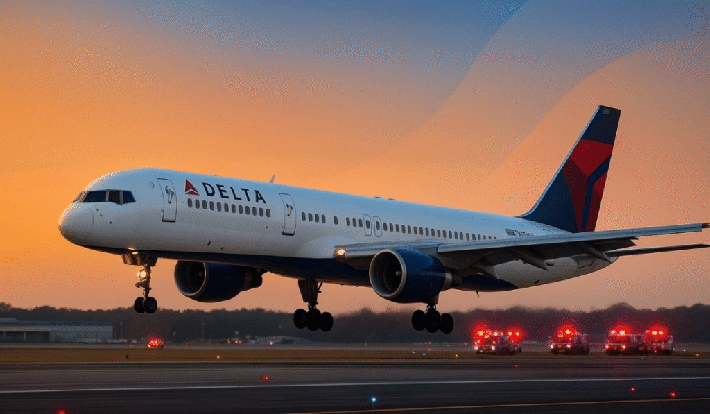 Delta Flight 1329 Emergency Landing Jacksonville