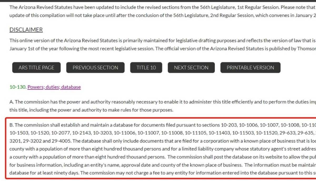 az llc publication requirements