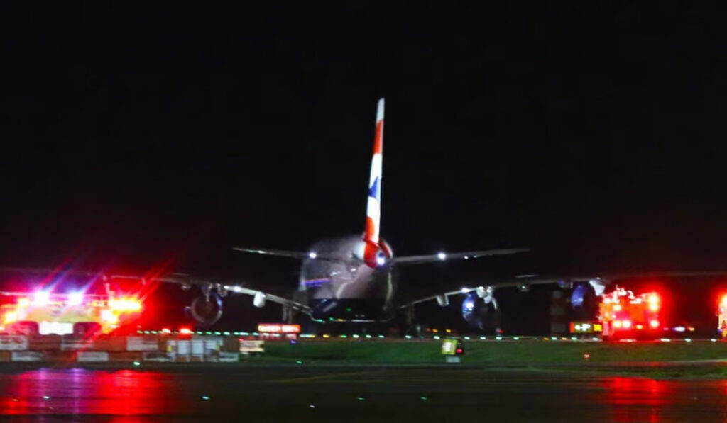 british airways emergency flight ba286