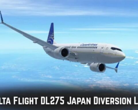 delta flight dl275 japan diversion lax