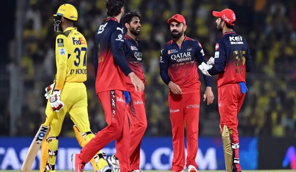 royal challengers bengaluru vs chennai super kings match scorecard