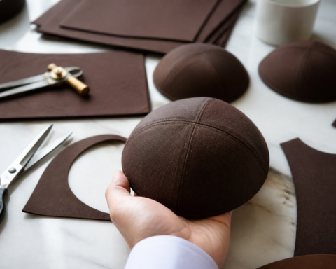Custom brown yarmulke requests rose this season and buyers explain why
